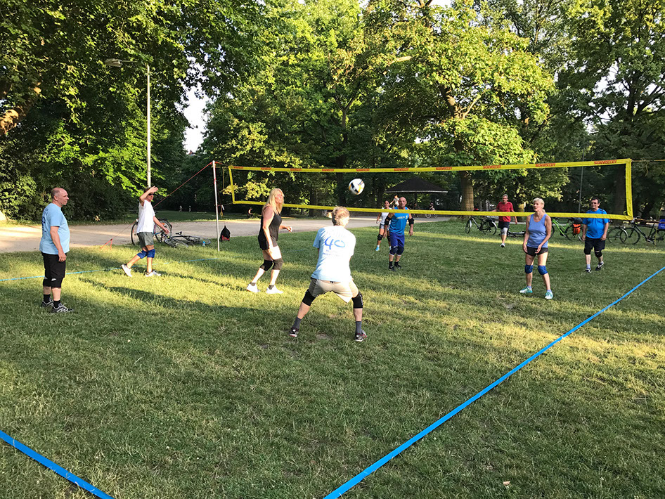 Volleyball Aktion